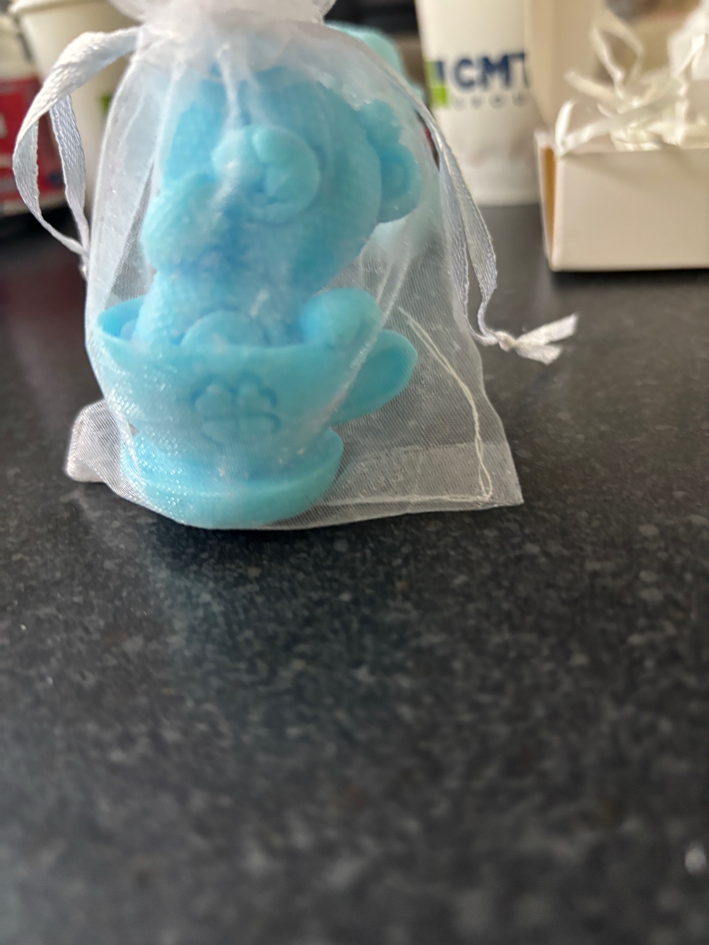 Blue Bear – Organza Bag